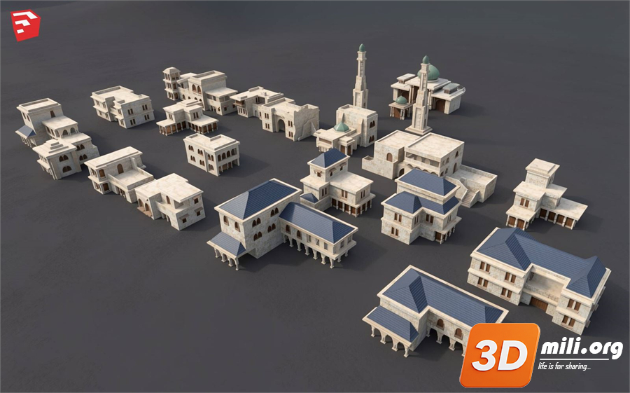 Environment element Skp Files 
